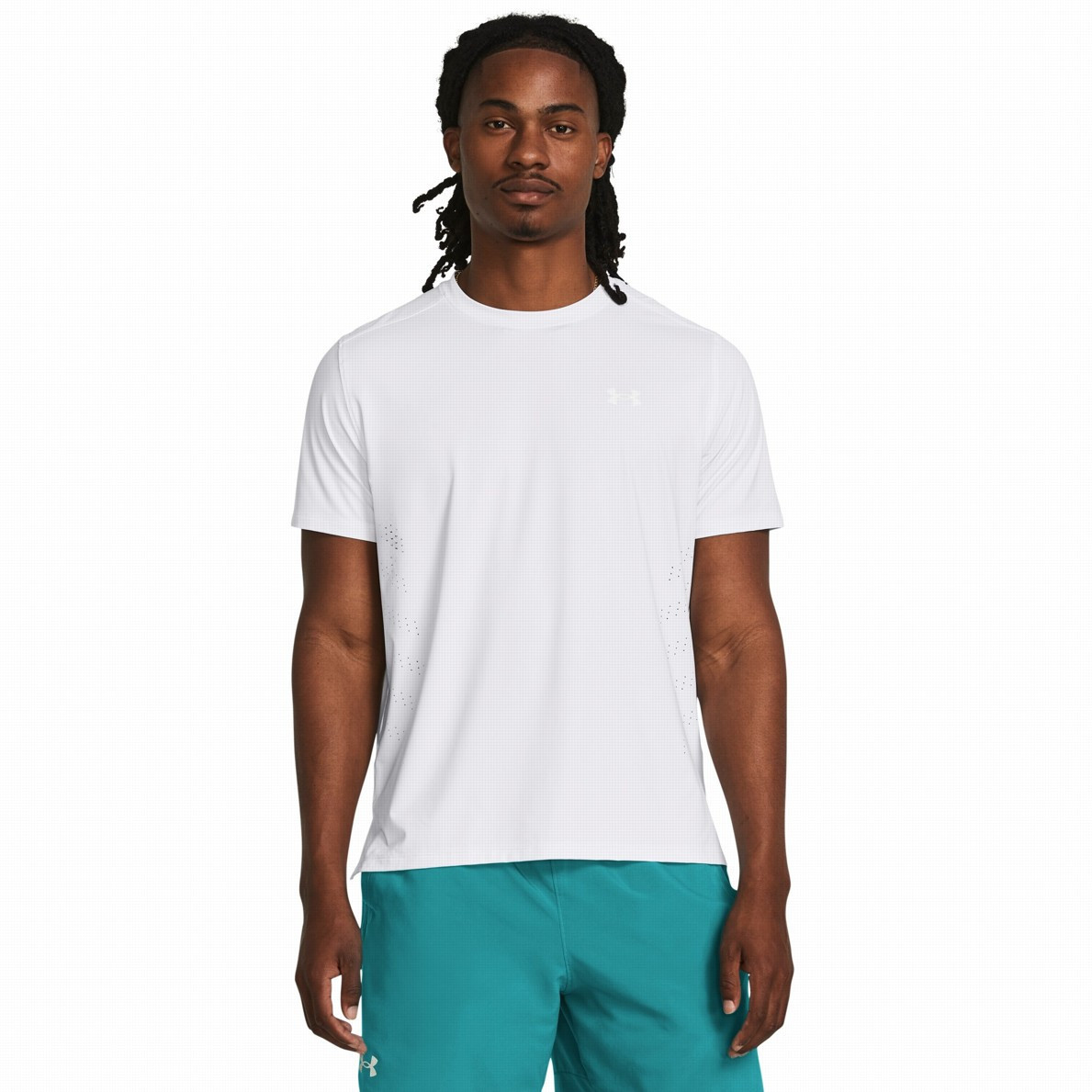 Koszulka męska Under Armour LASER TEE Rozmiar: XXL / Kolor: biały