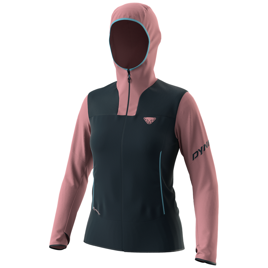 Bluza damska Dynafit Traverse Ptc Hooded Jacket W Rozmiar: S / Kolor: beżowy