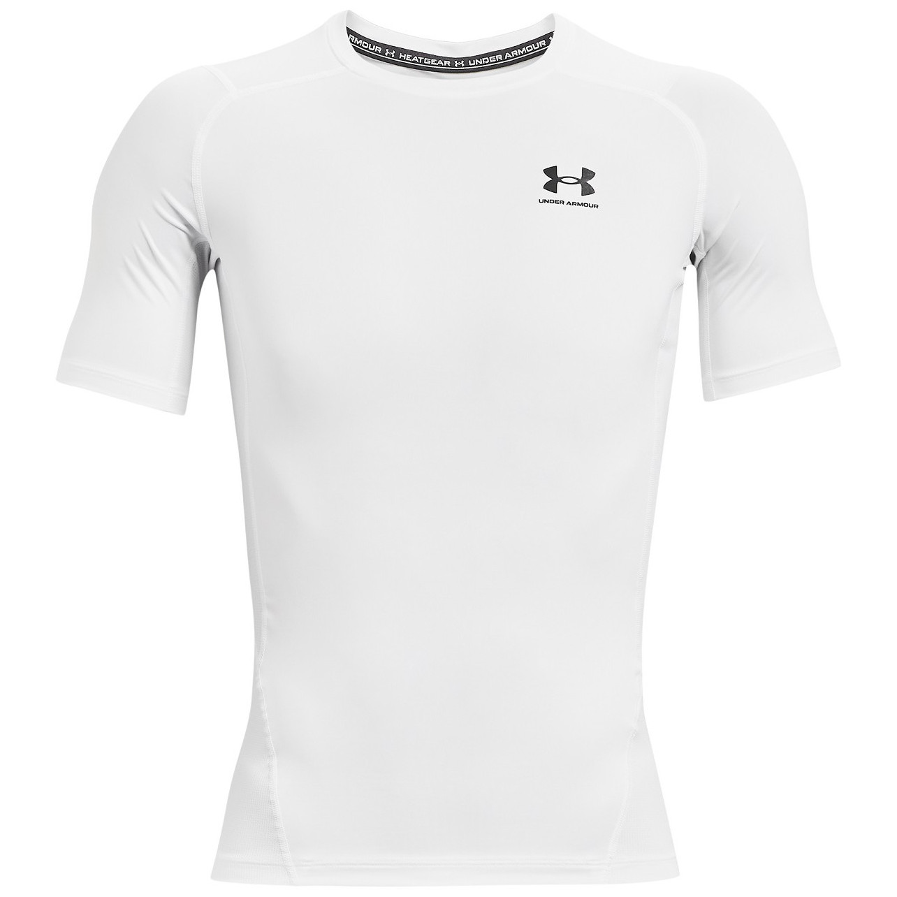 Męska koszulka Under Armour HG Armour Comp SS Rozmiar: M / Kolor: biały