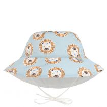 Lassig Dwustronny kapelusz przeciwsłoneczny UV80 Splash & Fun Lew powder blue, rozm. 50/51