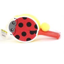 Rakietki piankowe z piłką biedronka Adar