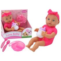 Lalka bobas z akcesoriami różowa Leantoys