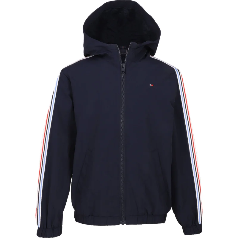 Tommy Hilfiger Kurtka TAPE HOODED WINDBREAKER | Regular Fit