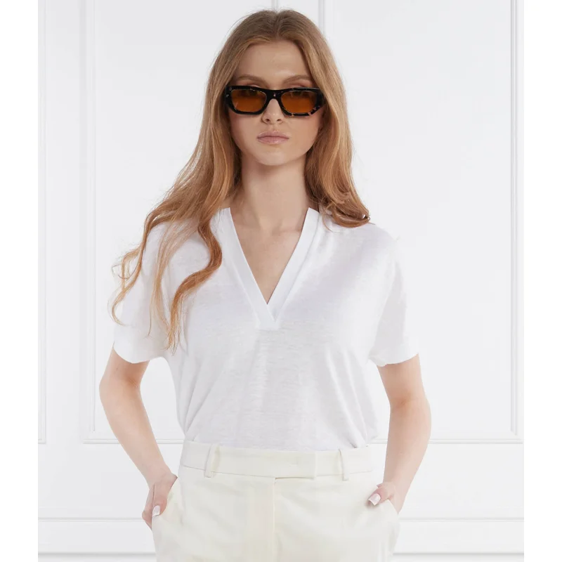 BOSS BLACK Lniana bluzka Enelina | Regular Fit