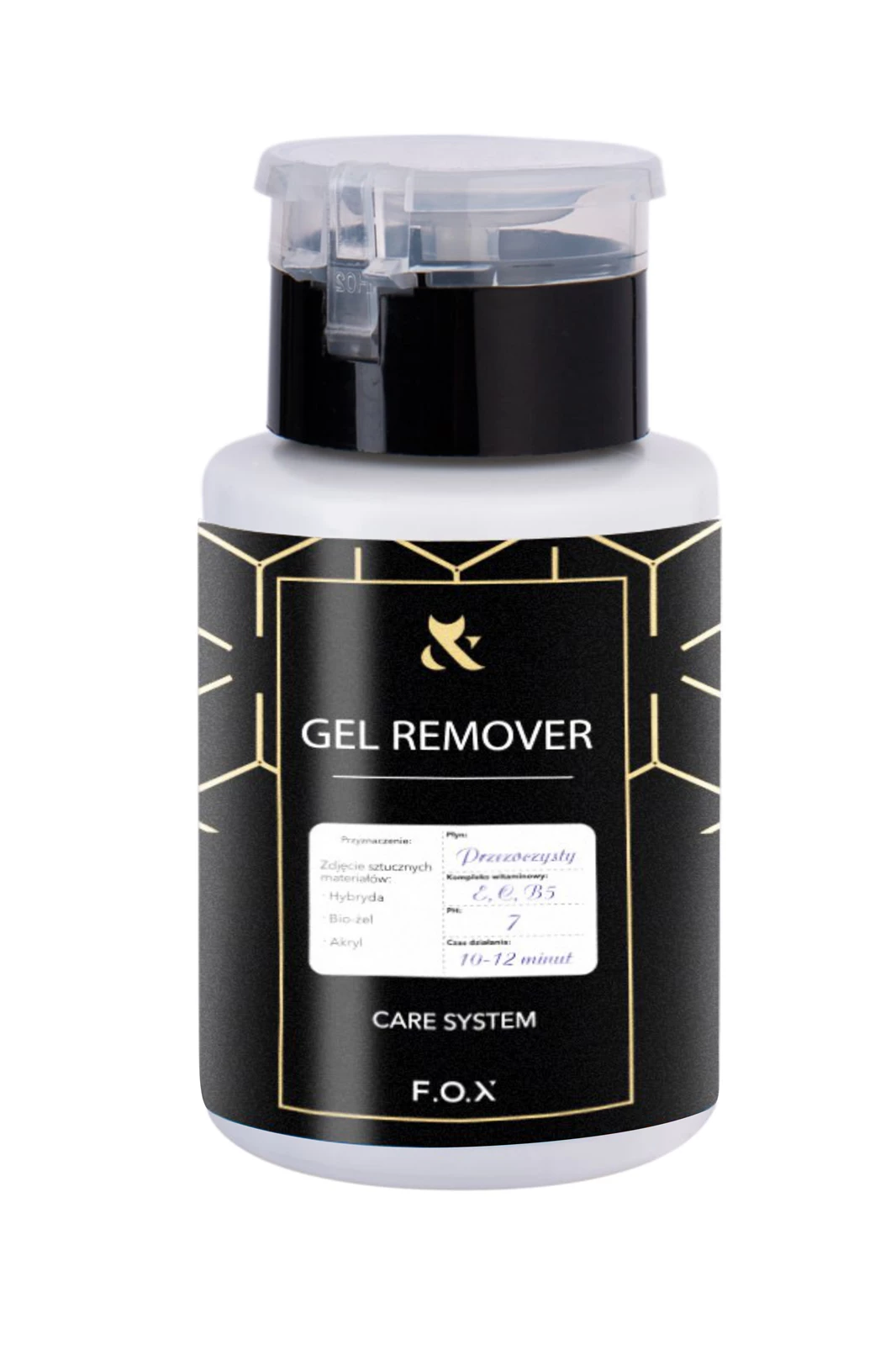 F.O.X CARE SYSTEM GEL REMOVER, 160 ml