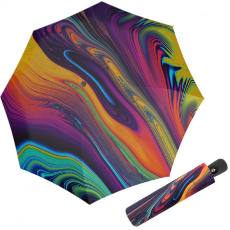 Modern Art Magic Flowing Colors - w pełni automatyczny parasol damski