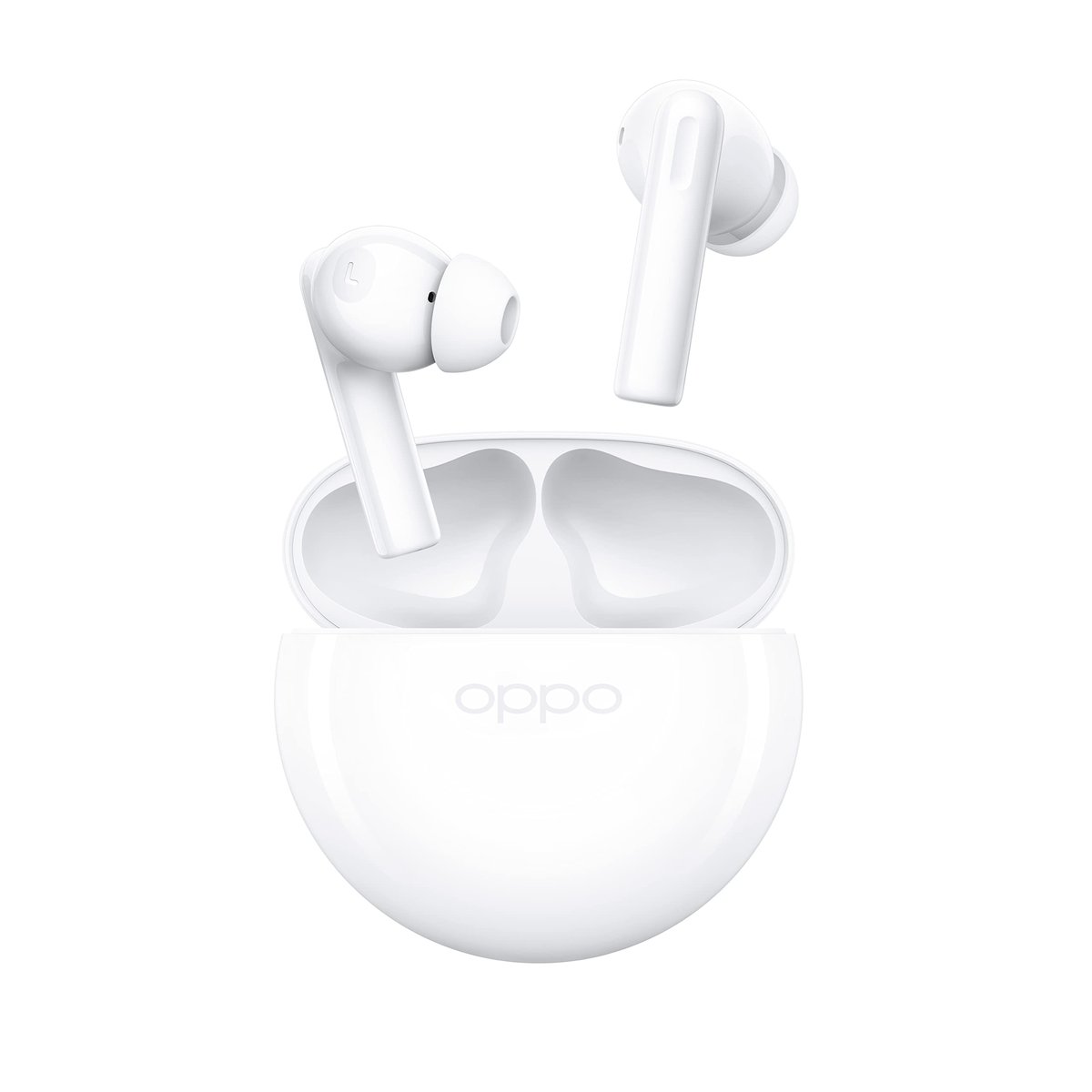 OPPO Enco Buds 2 - Słuchawki bezprzewodowe, redukcja szumów, Bluetooth 5.2, wodoodporność IP54 - Biały