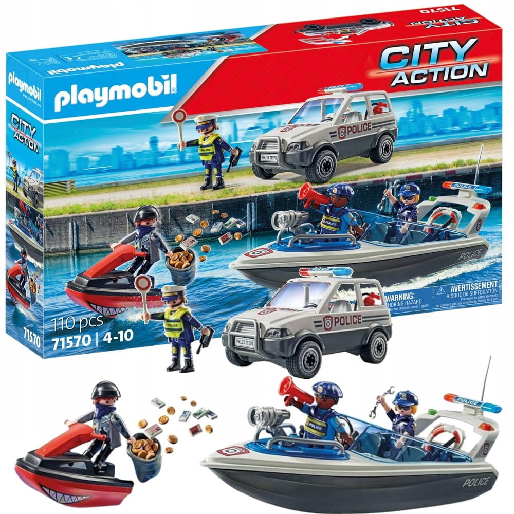 Playmobil City Action 71570 Pościg Policyjny W Wodzie