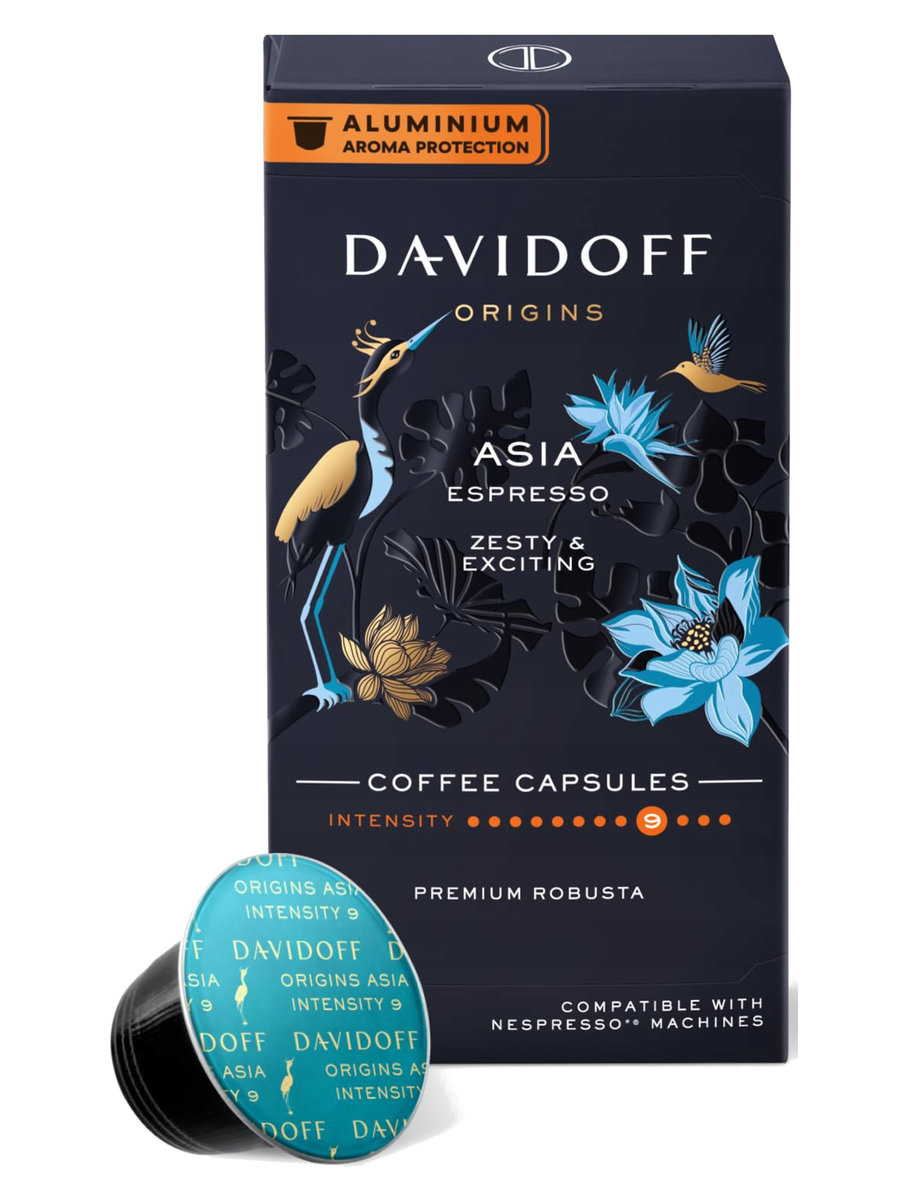 Kapsułki do ekspresu DAVIDOFF Nespresso Origins Asia Espresso 10 szt