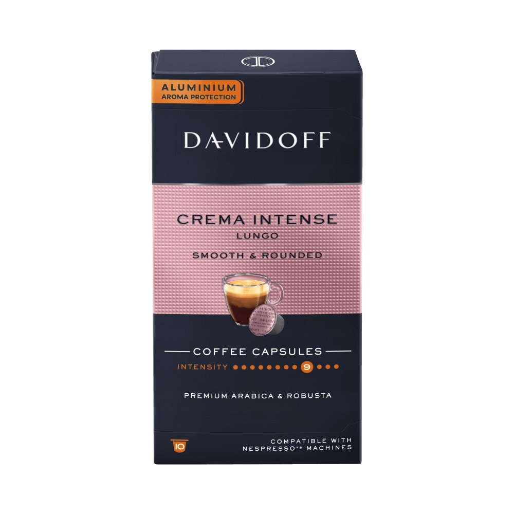 Kapsułki do ekspresu DAVIDOFF Nespresso Crema Intense Lungo 10 szt