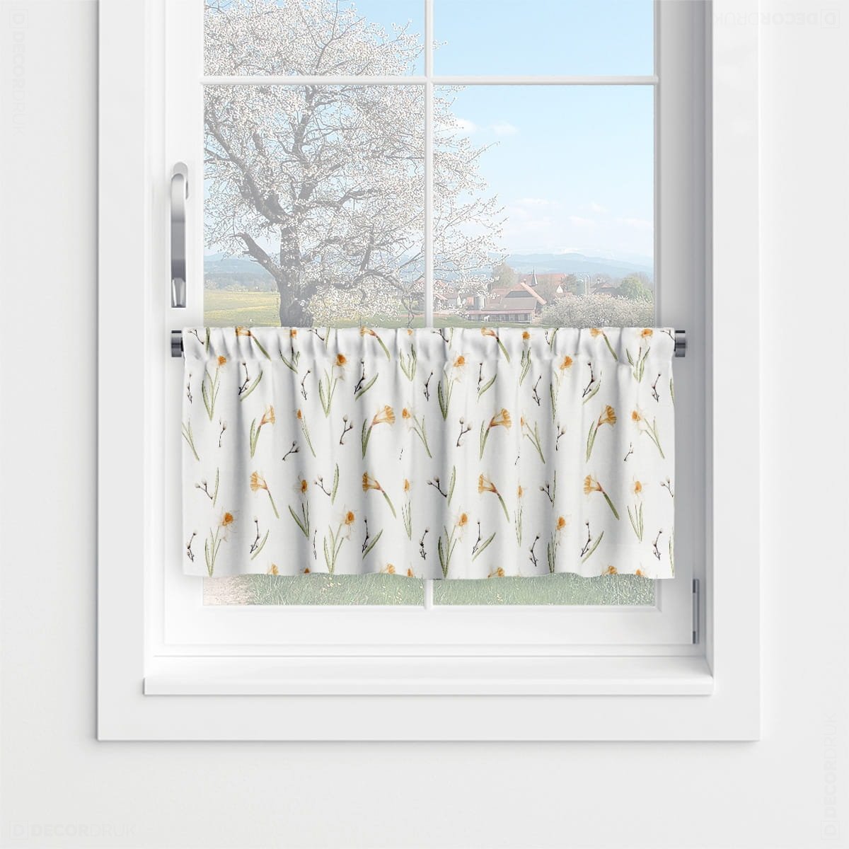 Zazdrostka Spring Wzór Sp010 | Żonkile I Bazie 30 X 150 Cm