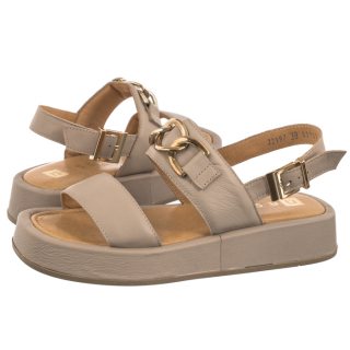 Sandały Beżowe 22197 02 (NE376-a) Nessi