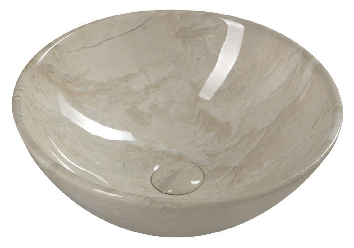 Sapho DALMA beżowy marmur 42x16,5 cm | MM127