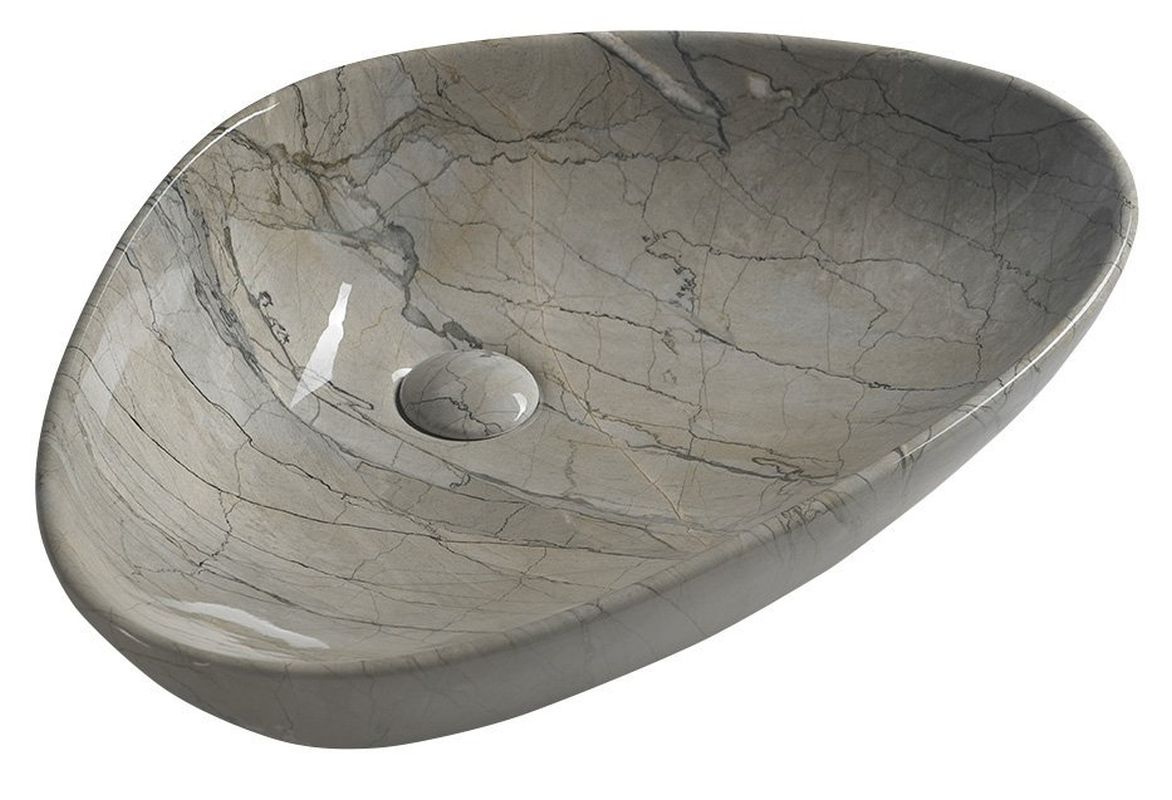 Sapho DALMA szary marmur 58,5x39 cm | MM213
