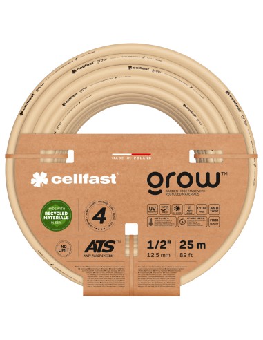 Wąż ogrodowy 4-warstwowy Cellfast GROW 1/2" 25 mb