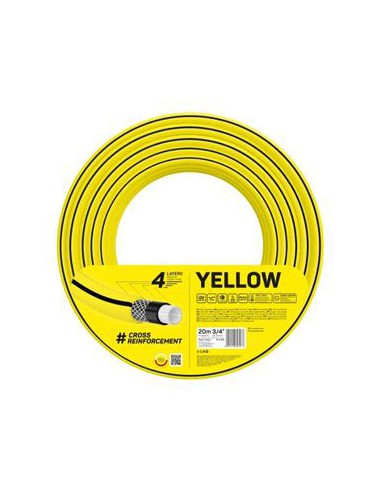 Wąż ogrodowy 20 mb 4 warstwowy Cellfast 4Yellow 3/4"