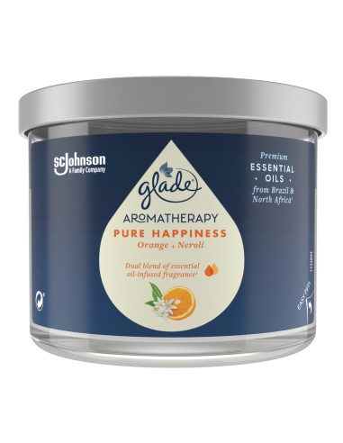 Świeca zapachowa Glade Aromatherapy Pure Happiness 260g
