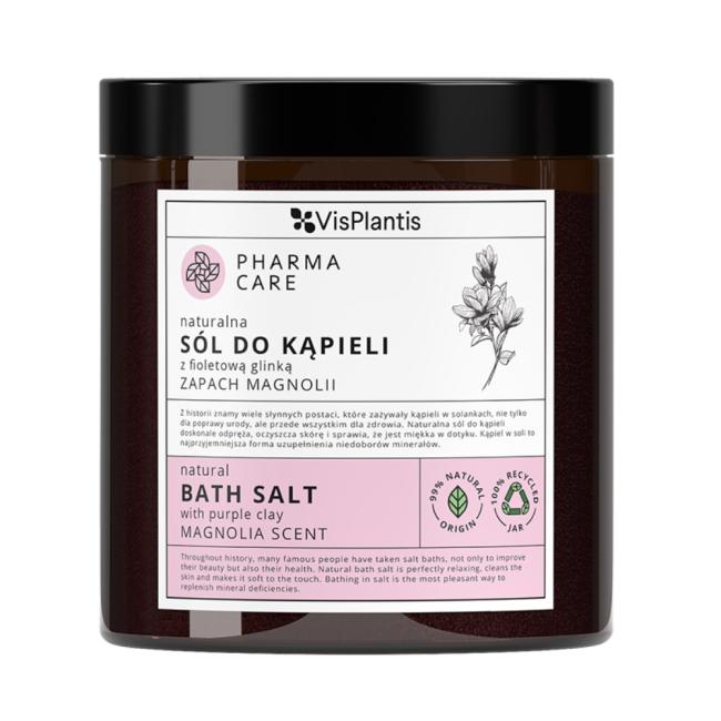 Naturalna sól do kąpieli z fioletową glinką Pharma Care Magnolia 800g