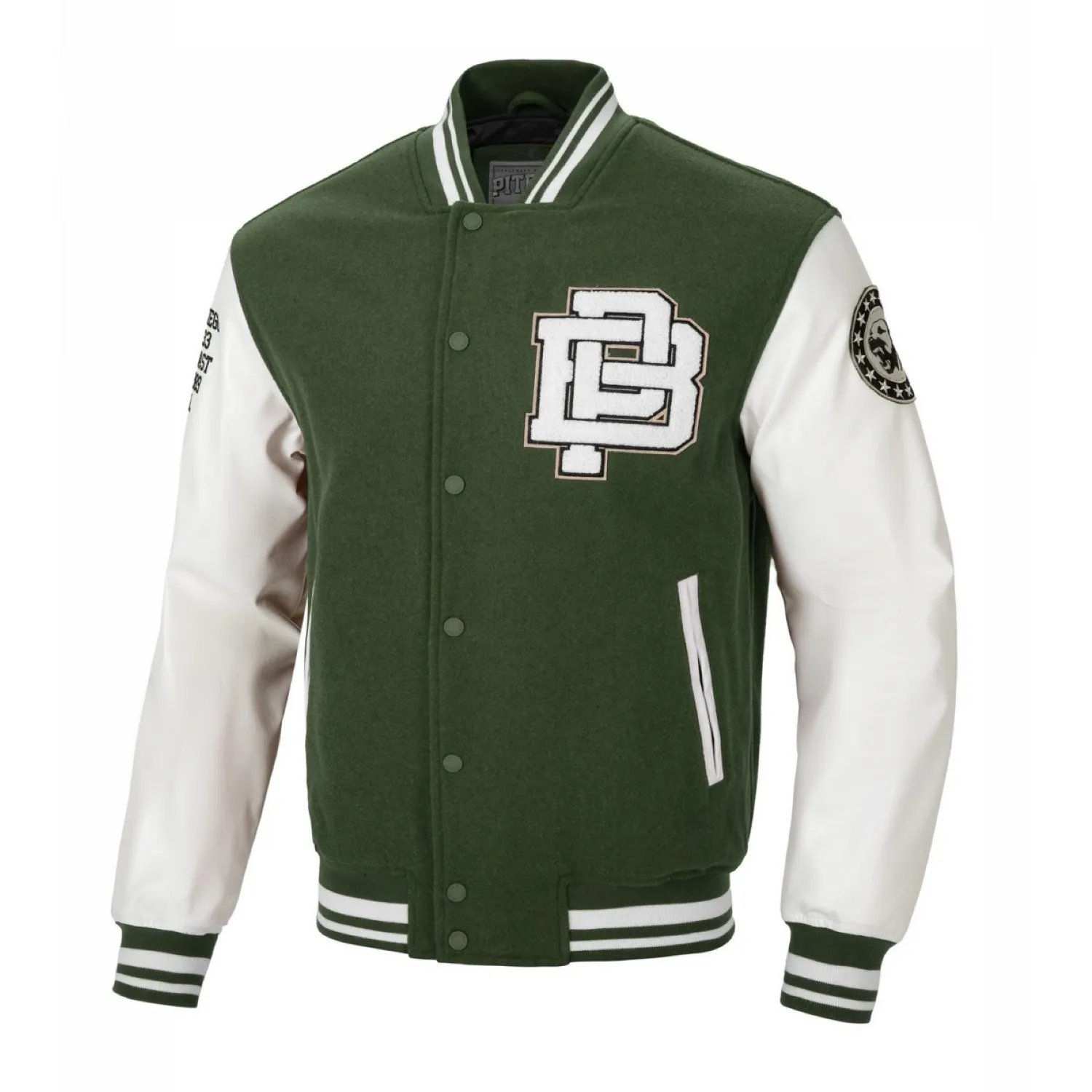 Kurtka przejściowa Pit Bull Fisher PU '24 - Ciemnozielona RATY 0% | PayPo | GRATIS WYSYŁKA | ZWROT DO 100 DNI