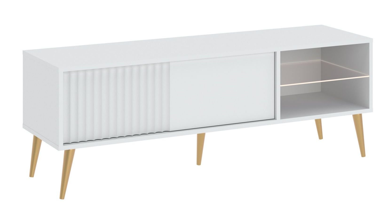 Szafka Rtv Barcelona 135 1D Biały