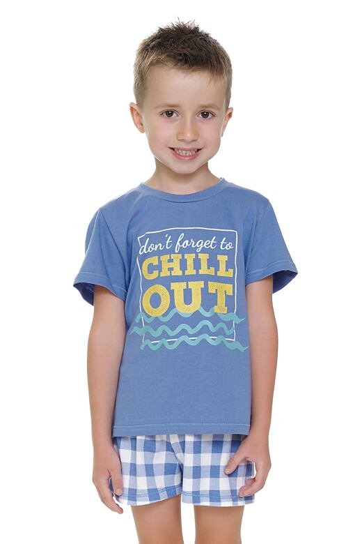 Piżama dziecięca Chill out II niebieska 134/140