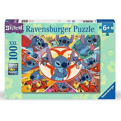 Ravensburger, Puzzle 3x49: Disney Stitch (12001071). Wiek: 6+