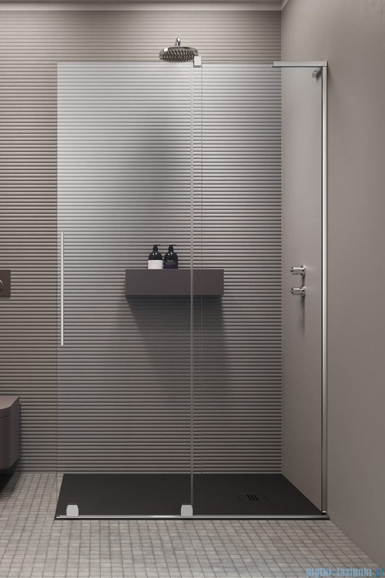 Radaway Furo SL kabina Walk-in 120x200cm prawa szkło przejrzyste 10306638-01-01R/10110594-01-01