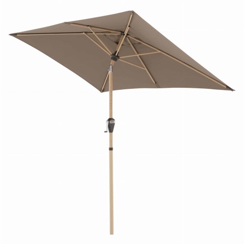 Parasol ogrodowy/balkonowy Doppler Alu Wood Auto Tilt 210x140 beżowy