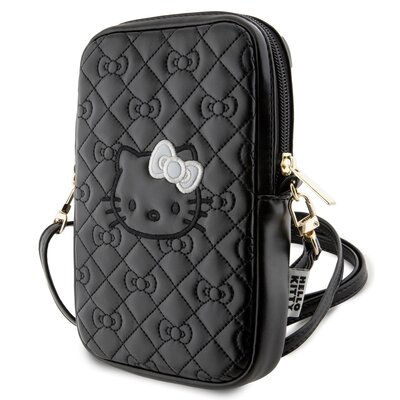 Torba HELLO KITTY Quilted Bows Strap Czarny | Bezpłatny transport