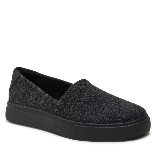 Tenisówki Toms Kameron 10020648 Black/Black Two Tone Slub