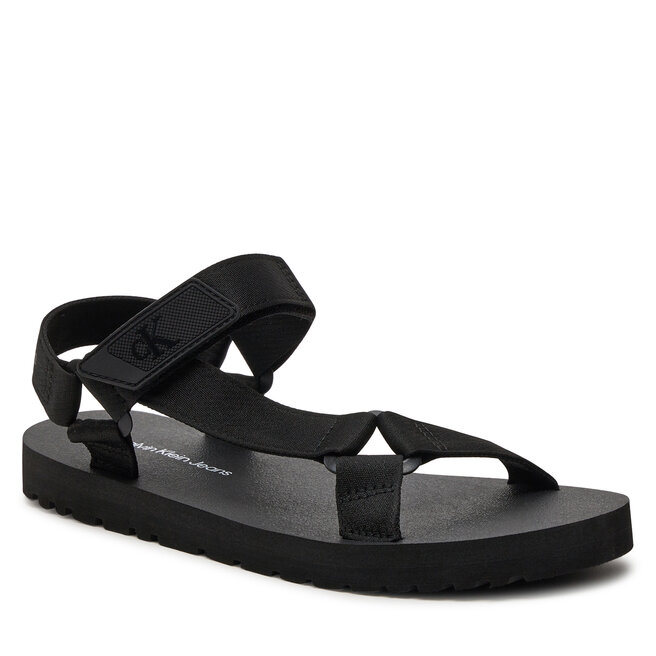 Sandały Calvin Klein Jeans Sandal Velcro Rp In Btw YM0YM00944 Triple Black 0GT