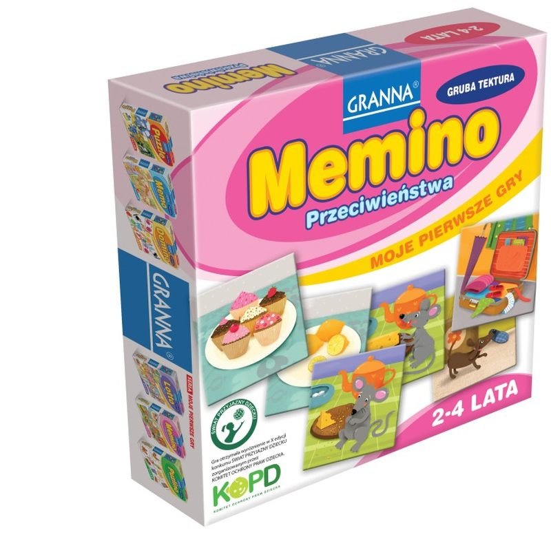 Memino Przeciwieństwa, gra logiczna, Granna