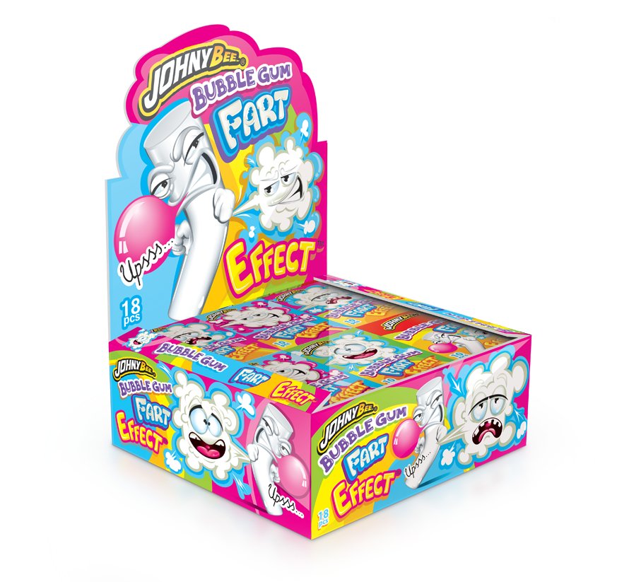 JOHNY BEE - GUMY Z EFEKTEM DYMU 18SZT,