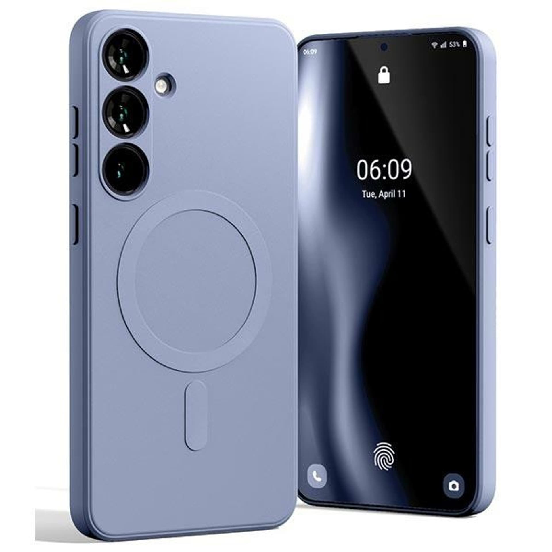 Mercury MagSafe Semi-Silicone Sam S24+ G926 lawenda /lavender