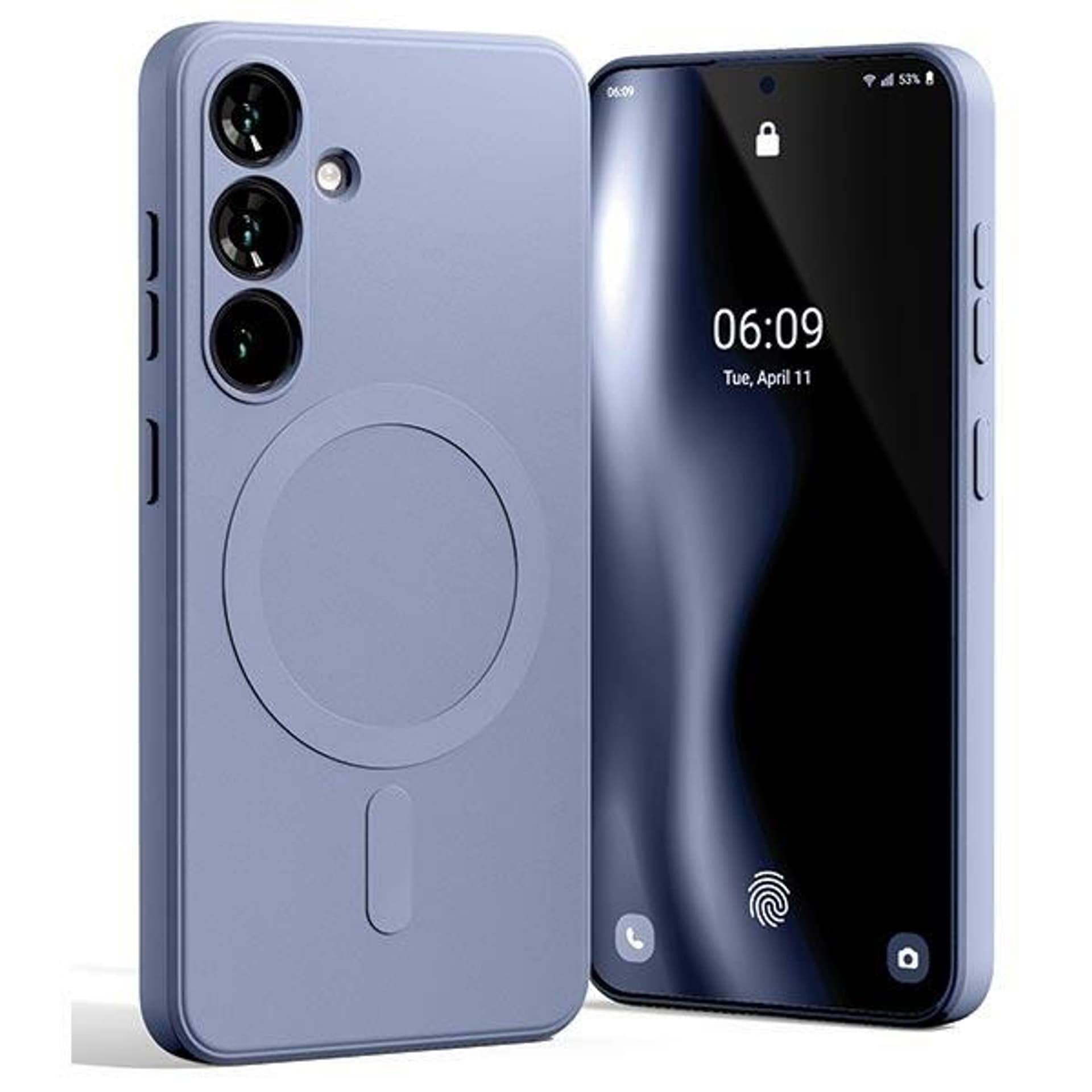 Mercury MagSafe Semi-Silicone Sam S24 G921 lawenda /lavender