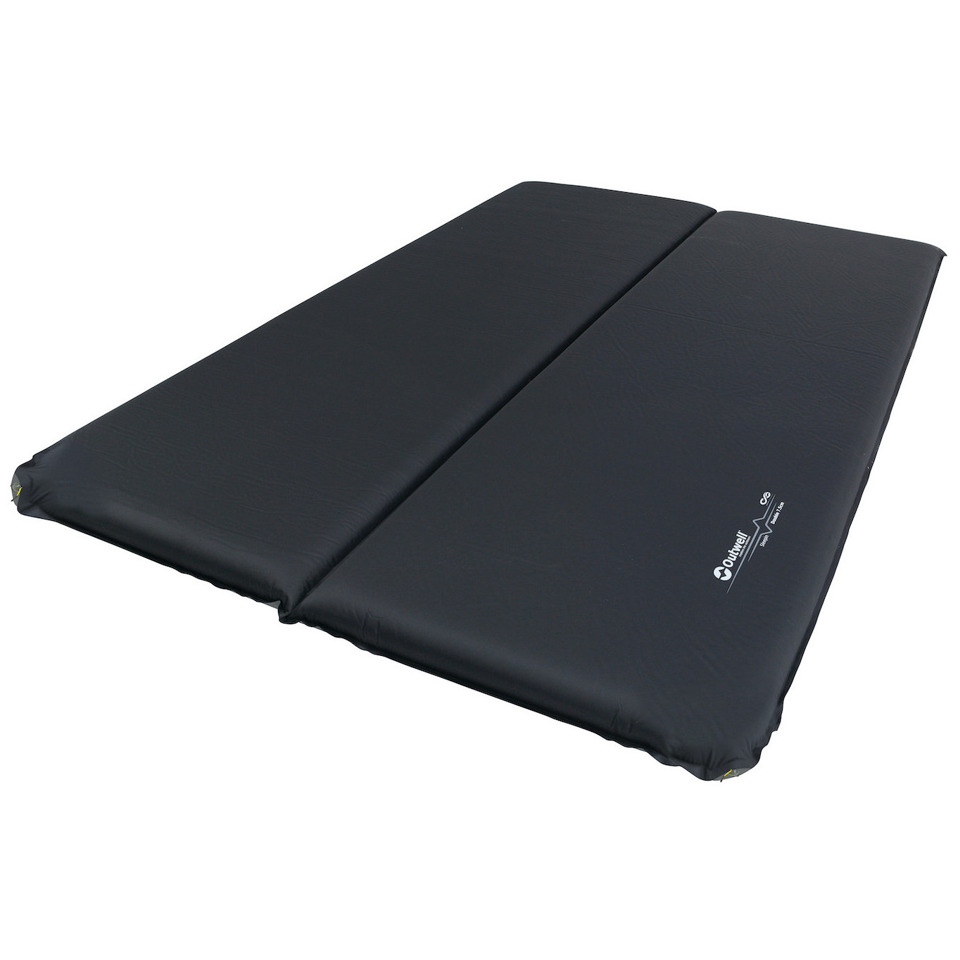 Samopompująca się karimata Outwell Sleepin Double 7.5 cm Kolor: czarny