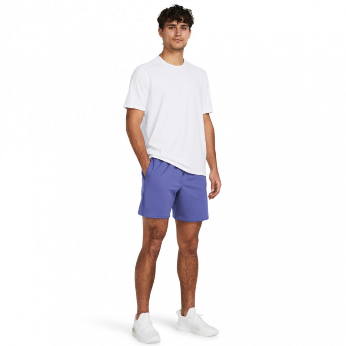 Męskie spodenki treningowe Under Armour UA Meridian Shorts - niebieskie - UNDER ARMOUR