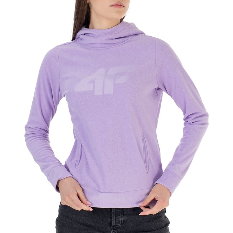 Bluza 4F SS23TFLEF05152S - fioletowa