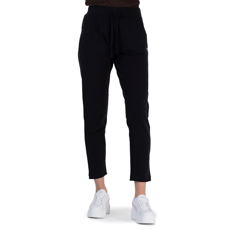 Spodnie Champion C Logo Fleece Slim Joggers 116609-KK001 - czarne