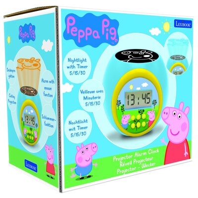 Lexibook, Budzik Cyfrowy Świnka Peppa Z Projektorem I Timerem Rl977Pp