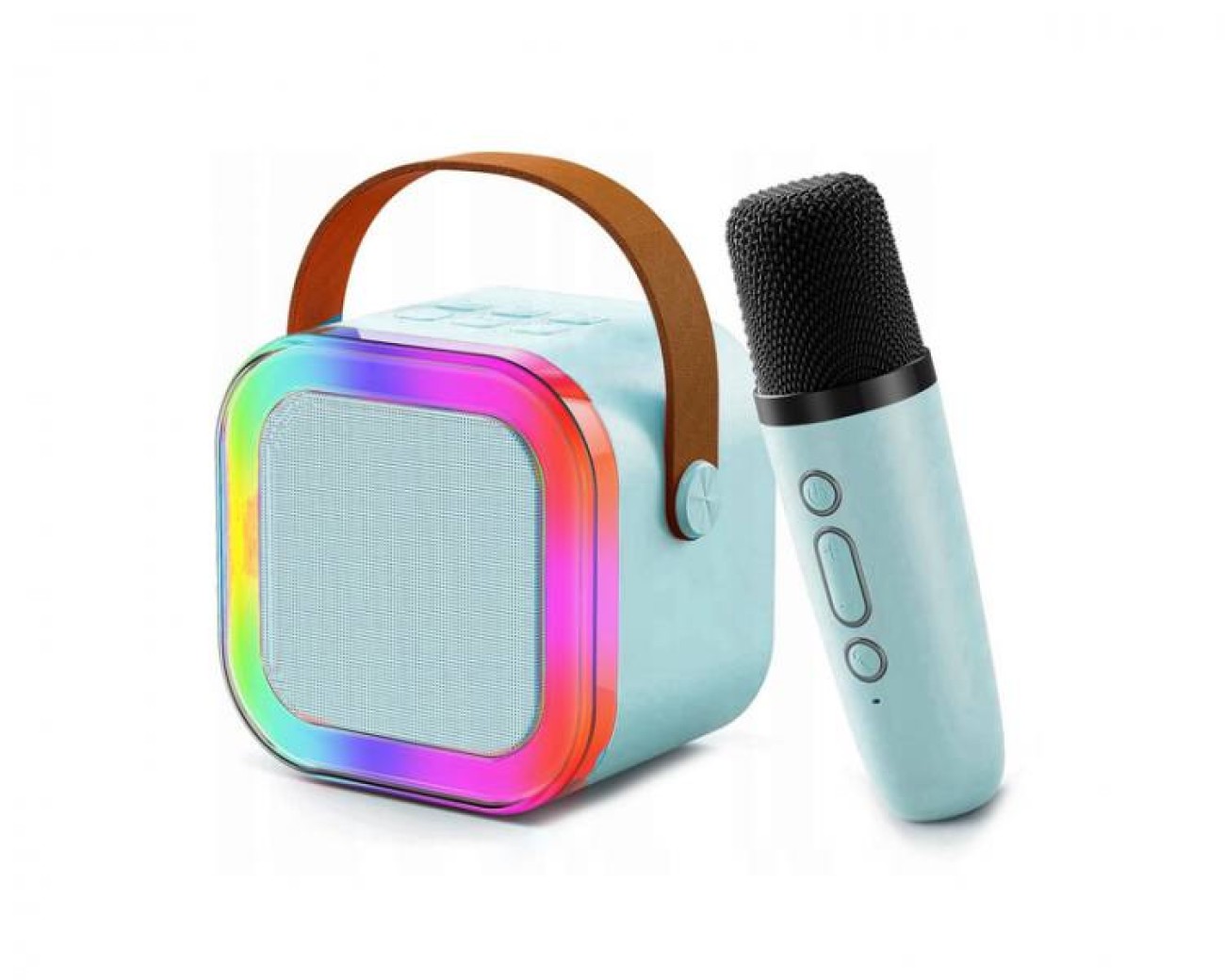 ZESTAW KARAOKE RGB  Bluetooth K-12 ,niebieski