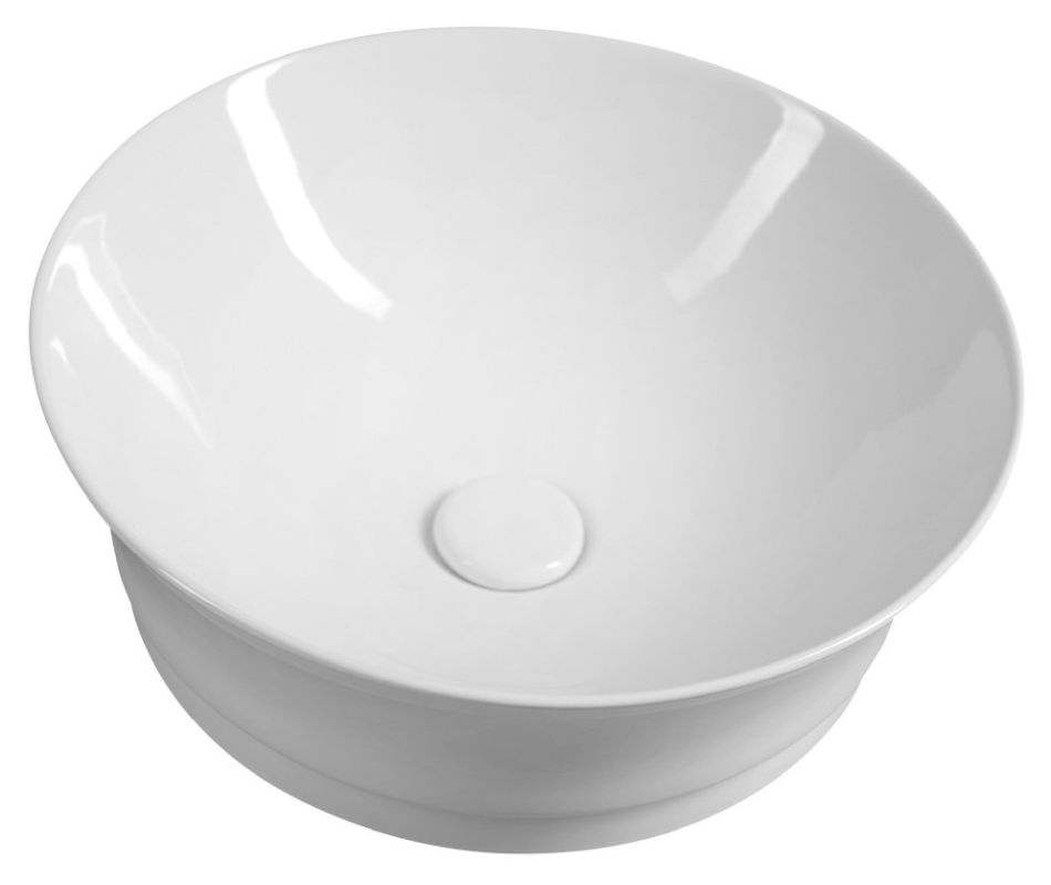 Sapho IDEA umywalka ceramiczna nablatowa średnica 42 cm bez przelewu WH103