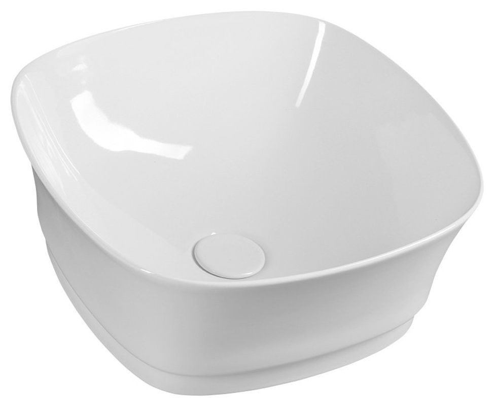 Sapho IDEA umywalka ceramiczna nablatowa 42x18x42 cm bez odpływu WH100