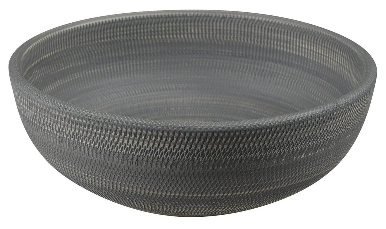 Sapho PRIORI umywalka ceramiczna średnica 41 cm 15 cm szara ze wzorem PI024