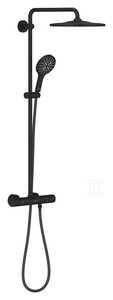 Rainshower SmartActive 310 - podtynkowa termostatyczna bateria prysznicowa blokada bezpieczeństwa 38°C/43°C, 450 mm,główka natrysku 9.5 l/min, czarny