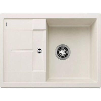Zlewozmywak granitowy BLANCO Metra 45 S Compact Silgranit Delikatny biały 527103