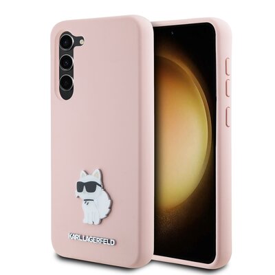Karl Lagerfeld KLHCS23MSMHCNPP S23+ S916 różowy/pink Silicone Choupette Metal Pin