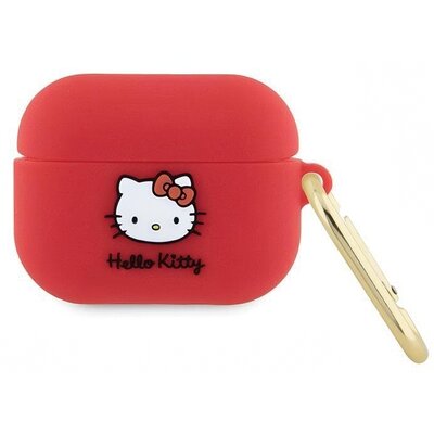 Hello Kitty HKAP3DKHSF Airpods Pro cover fuksja/fuschia Silicone 3D Kitty Head