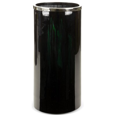 Wazon EUROFIRANY Capri 04 21 x 45 cm Czarny