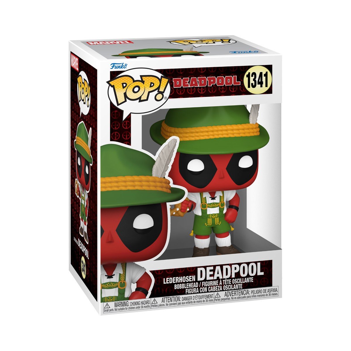 Funko POP!, figurka kolekcjonerska, Marvel: Deadpool - Lederhosen